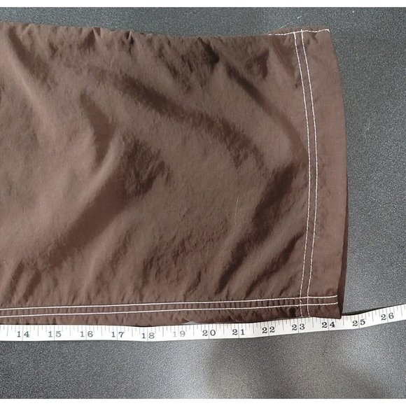 Eddie Bauer Brown Hiking Pants Womens 14, Lightweight w/Zip Pockets 100% Nylon - Picture 13 of 14
